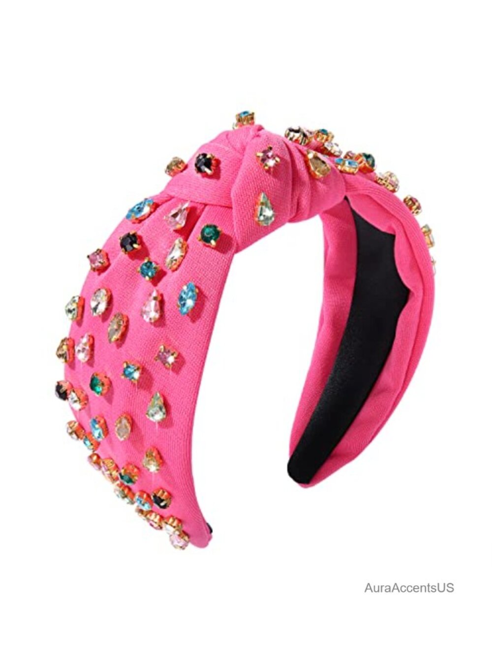 Crystal Beaded Knotted Headband Women's Hair Accessory Summer